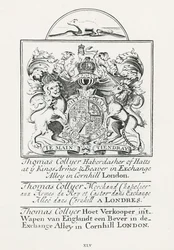 Carta commerciale per Thomas Collyer, Cornhill Haberdasher