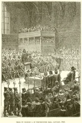 Processo di Carlo I nella Westminster Hall, Gennaio 1649