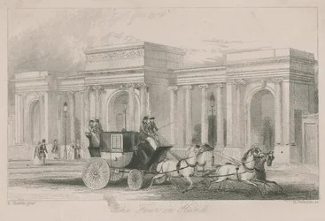 Arco di Trionfo, ingresso a Hyde Park, Londra: Il quattro-in-mano