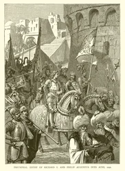 Ingresso trionfale di Riccardo I e Filippo Augusto ad Acri, 1191