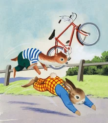 Tufty e la bicicletta