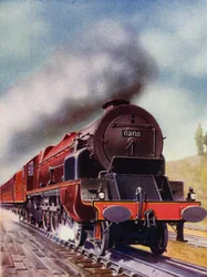 Locomotiva a vapore Pacific 4-6-2 a turbina della London, Midland and Scottish Railway