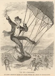 In mongolfiera; Un aeronauta irlandese fa un