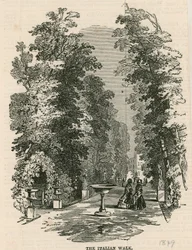 Giardini di Vauxhall, Londra: La passeggiata italiana