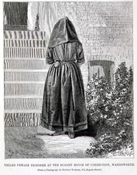 Prigioniera velata alla Surrey House of Correction, Wandsworth, da 