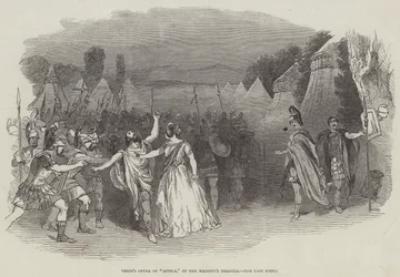 Opera di Verdi "Attila," al Her Majesty