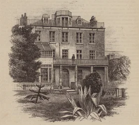 Victor Hugo a casa (incisione)