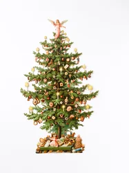 Biglietto di Natale vittoriano, c.1880