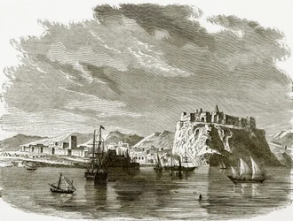 Veduta di Sallee e Rabat