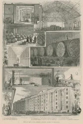 Veduta di parte delle cantine di Max Gregers (Limited) a Southwark
