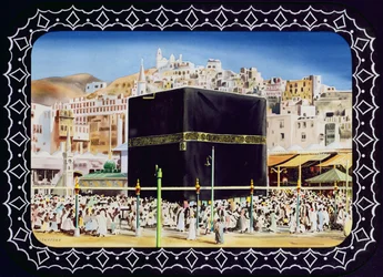 Vista della KaBah, Mecca, 1955