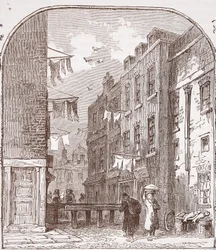 Vedute nel Rookery, St. Giles