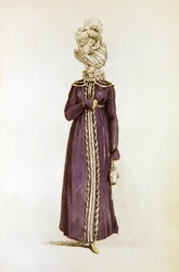 Abito da passeggio, tavola di moda da Ackermann