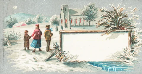 Camminare verso la chiesa