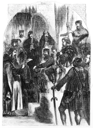 Wallace incoronato con alloro nella Westminster Hall