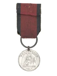 Medaglia di Waterloo, una delle due medaglie assegnate al chirurgo William Jones