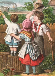 Salutando il treno