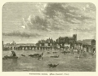 Ponte di Westminster, dalla vista di Canaletti