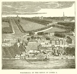 Whitehall durante il regno di Giacomo I