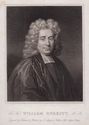 William Burkitt, ecclesiastico e scrittore inglese (incisione)