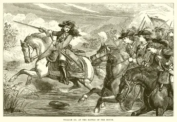 Guglielmo III alla battaglia del Boyne