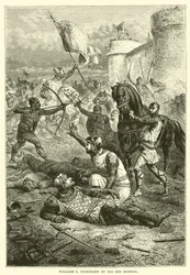 Guglielmo I disarcionato dal figlio Roberto