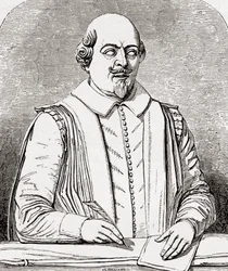 William Shakespeare, dopo il busto dalla tomba a Stratford, da 