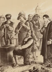 William Visconte Stafford, "Si inginocchiò davanti al ceppo"