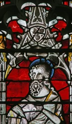 Finestra Ew raffigurante San Giovanni Battista