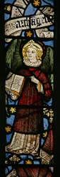 Finestra Ew raffigurante la Gerarchia Angelica: Arcangelo