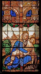 Finestra N2 raffigurante la Pietà
