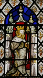 Finestra Sa raffigurante Edoardo il Confessore (o Edoardo III?)