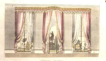 Tendaggi per finestre, tavola 114 da Ackermann