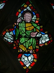 Finestra n-5 raffigurante Cristo