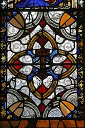 Grisaille ed emblema di San Pietro