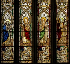 Finestra s5 che raffigura gli Evangelisti - Quattro