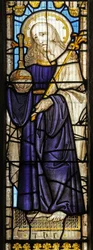 Finestra s7 che raffigura Cristo