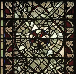 Vetrata w58 raffigurante grisaille