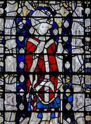 Finestra w6 raffigurante San Chad