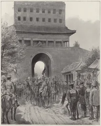 Con le forze alleate in Cina