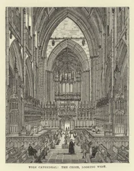 Cattedrale di York, il coro, guardando a ovest