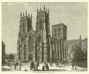 Cattedrale di York da sud-ovest