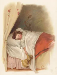 Ragazza giovane che dorme