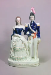 Figura di Staffordshire di Napoleone III e l