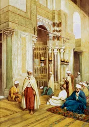 Adoratori in una moschea, c1868-1938