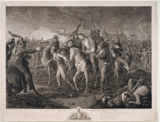 Morte del generale Aleksey Melissino il 26 agosto 1813