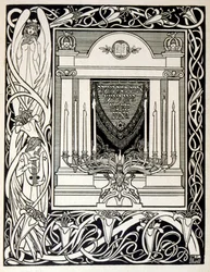 pagina di "Giuda". una raccolta di ballate del poeta non ebreo Börries von Münchhausen 1900