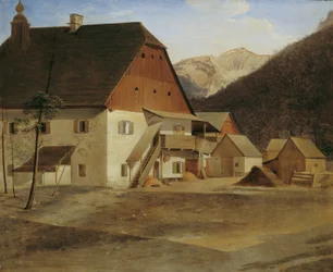La grande casa del martello a Hirschwang sulla Rax