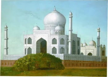 Il Taj Mahal, 1860-1880 circa (olio su tela)