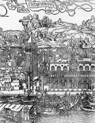 Venezia, xilografia di Erhard Reuwich (1455-1490), Italia